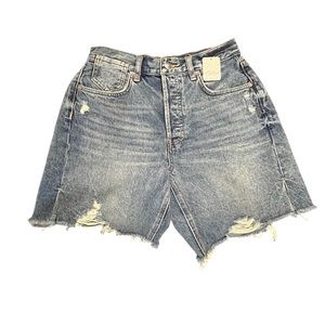 NWT We the Free Free People Crvy 25 Jean Shorts